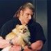 Jarko Grimwood with his dog